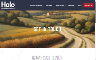 Halo Land Management website