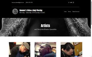 Hammer's Tattoo & Body Piercing website