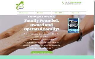 Helping Hands Senior Care website