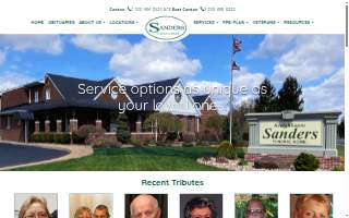 Kreighbaum-Sanders Funeral Home website