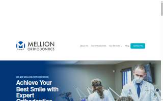 Mellion Orthodontics website