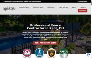 Meyers Fence Company website