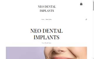 NEO Dental Implants & Oral Surgery website