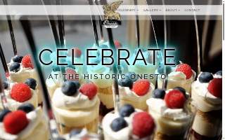 Onesto Event Center website