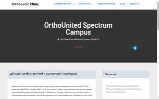 OrthoUnited - Spectrum Campus website