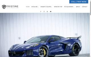 Pristine Steam Wash Auto Detailing & Steam Cleaning Center website