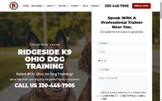 Ridgeside K9 Ohio of Avon website