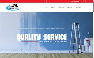 Taylor Painting & Property Services website