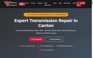 Waterloo Transmissions Canton website