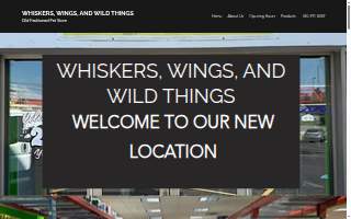 Whiskers Wings And Wild Things website