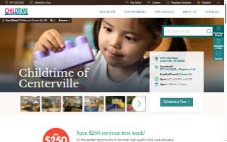 Childtime of Centerville website
