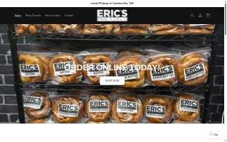 Eric's Pretzels website