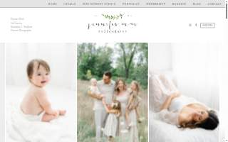 Jennifer Mae Photography website