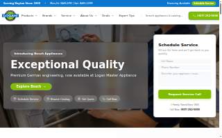 Logan Master Appliance of Centerville website