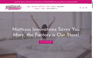 Mattress Innovations of Centerville website