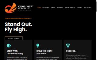 Orange Eagle Marketing website