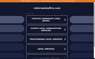 Roberson Law Firm website