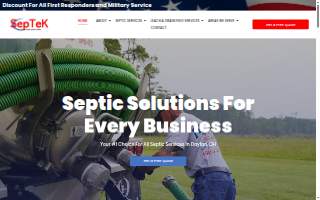 SepTek Services website