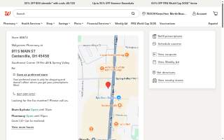 Walgreens of Centerville website