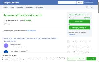 Advanced Tree Service website