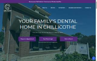 Chillicothe Family Dental website