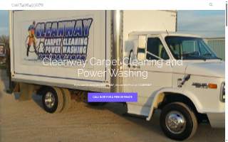 CleanWay Carpet Cleaning & Power Washing website