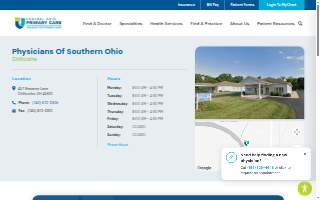 COPC Physicians of Southern Ohio - Central Ohio Primary Care website