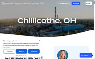 Cornerstone Caregiving of Chillicothe website