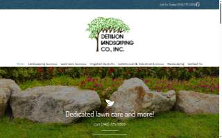 Detillion Landscaping Co., Inc. website