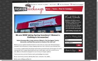 Fashion Exchange Consignment website