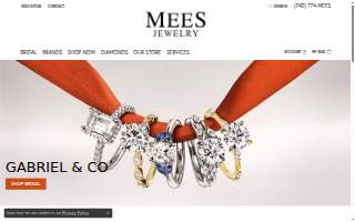 Mees Jewelry website