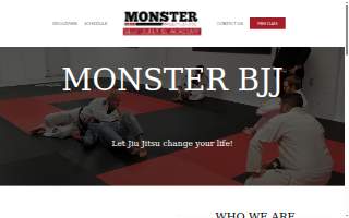 Monster Brazilian Jiu Jitsu website