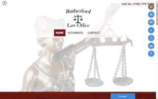 Rutherford Law Office website