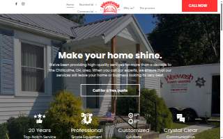 Weewash Power Washing Chillicothe, Ohio website