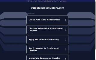 Auto Glass Discounters of Cincinnati website