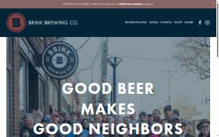 Brink Brewing Company website