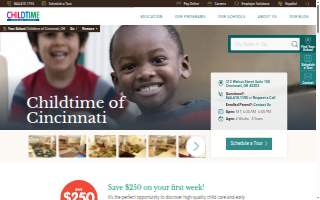 Childtime of Cincinnati website