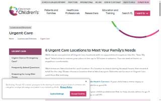 Cincinnati Children's Urgent Care - Burnet Campus website