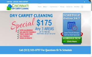 Cincinnati Dry Carpet Cleaning website