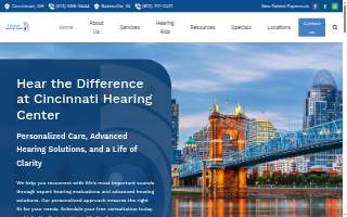 Cincinnati Hearing Center website