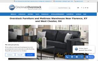 Cincinnati Overstock Warehouse website