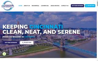 Cincinnati Premier Pressure Washing website