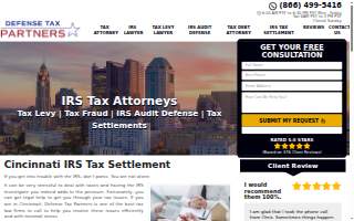 Cincinnati Tax Attorney IRS Tax Settlement website