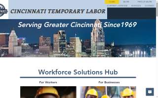 Cincinnati Temporary Labor website