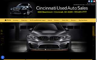Cincinnati Used Auto Sales website