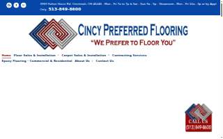 Cincy Preferred Flooring website