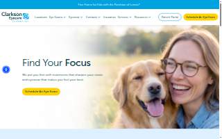 Clarkson Eyecare of Cincinnati website
