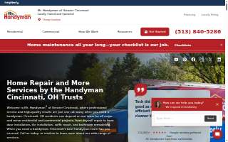 Handyman In Cincinnati website