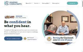 Hearing Consultants website