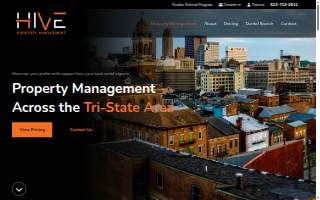 HIVE Property Management website